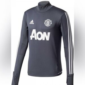 Man Utd Uniform Kit Size Small Mock Neck Long Sleeve Pull On Size Small